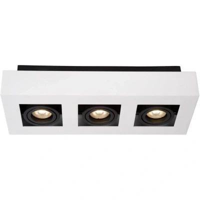 Image of Xirax Modern Ceiling Spotlight LED Dim to warm GU10 3x5W 2200K/3000K White