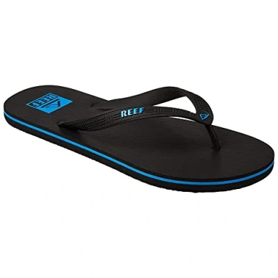 Image of Reef Seaside Mens Flip Flops Hawaiian Blue UK 7