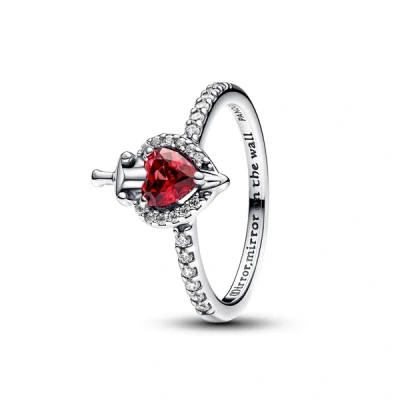 Image of Pandora Women&#039;s Ring Sterling Silver 925 193422C01, Crystal