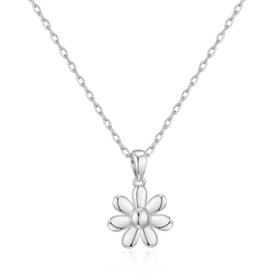 Image of Philip Jones Silver Plated Daisy Necklace