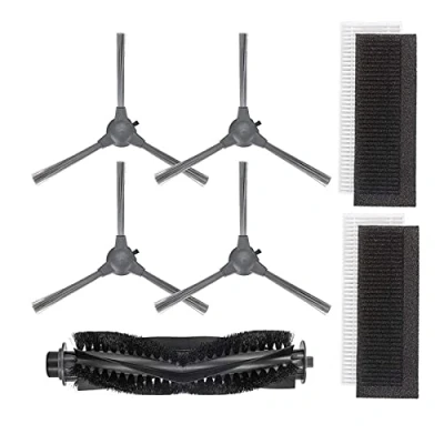 Image of SXOPU Side Brush Filters Rolling Set Fit For Bagotte BG600 BG700 BG800 Robotic Vacuum cleaner Replacement Spare Accessorie parts