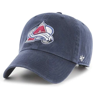 Image of 47 Brand Adjustable Cap CLEAN UP Colorado Avalanche navy