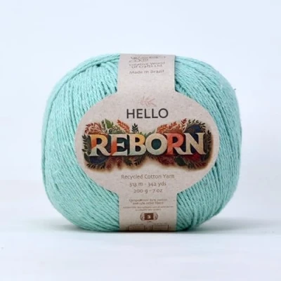 Image of Reborn Recycled Cotton Seabreeze 200g DK Crochet/Knitting Yarn