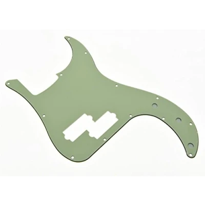 Image of KAISH 13 Hole P Bass Style Pickguard PB Scratch Plate for USA/Mexico Precision Mint Green 3 Ply