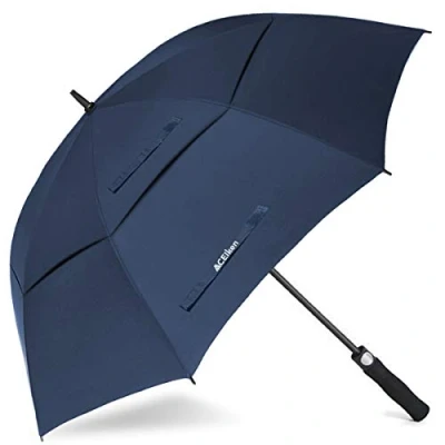 Image of ACEIken Golf Umbrella Windproof Large 62/68 Inch, Double Canopy Vented, Automatic Open, Extra Oversized,Sun Protection Ultra Rain &amp; Wind Resistant Stick Umbrellas