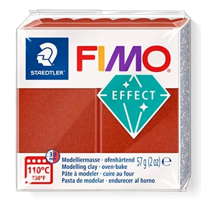 Image of STAEDTLER 8010 71 FIMO Effect Oven Hardening Polymer Modelling Clay Metallic Antique Bronze (57g)
