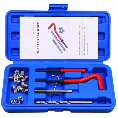 Image of BestsQ Metric Thread Repair Kit M7 x 1.0MM Compatible Hand Tool Set for Auto Repairing (M7 1.0)