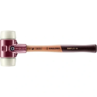 Image of Halder 3008060 60 mm 3008 Nylon &quot;Simlpex&quot; EH Soft Face Mallet Multi Colour