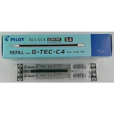 Image of Pilot Refill for G Tec C4/Maica 0.4 mm (Box of 12) Blue