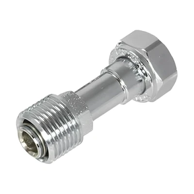 Image of 50mm Chrome Radiator Tail Extension (Known as Valve Extension/Radiator Tails/Radiator Extensions/Radiator Extensions Also Available in 50mm, 60mm and 70mm Long)