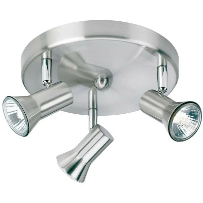 Image of Magnum 3 Light Flush Brushed Steel, GU10