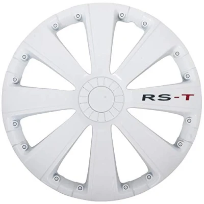 Image of AUTO STYLE Set wheel covers RS T 14 inch white