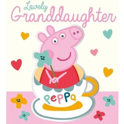 Image of Granddaughter Birthday Card, Card for Granddaughter, Peppa Pig Her