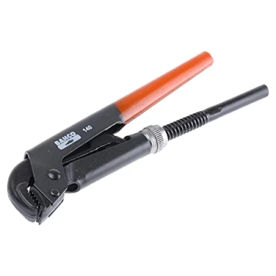 Image of Bahco 140 &quot;Swedish Model Pipe Wrench, Red/Black, 210 mm