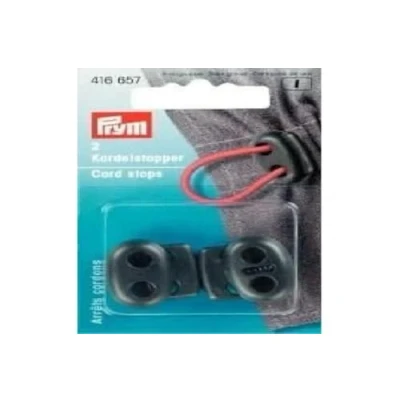 Image of Prym Cord Stopper, Black, Oval, Schwarz, 2 Stück