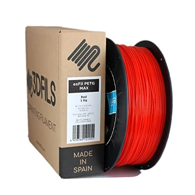 Image of 3DFILS Red PETG Filament for 3D Printing (1.75 mm / 1 kg, Red)
