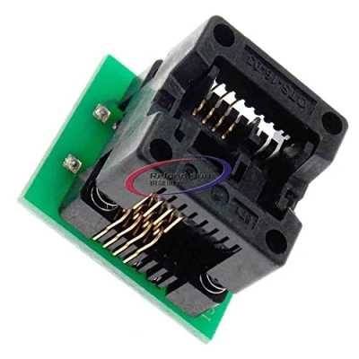 Image of Reland Sun SSOP28 TSSOP28 SOP28 SOP20 SOP16 SOP8 to dip8 150mil 200mil tssop20 ssop20 PLCC44 32 28 20 socket programmer adapter (SOP8 150mil)