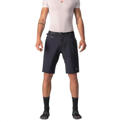 Image of CASTELLI 4522012 UNLIMITED TRAIL BAGGY SHORT Men&#039;s Shorts Black White XXL