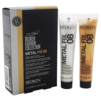 Image of Redken Metal Fix 08 Metallic Liquid Pomade 2 x 20ml