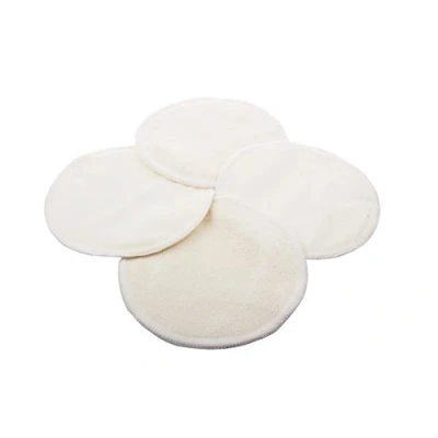 Image of Ana Wiz Washable Bamboo Breast Pads (Pack of 4, Natural Pack)