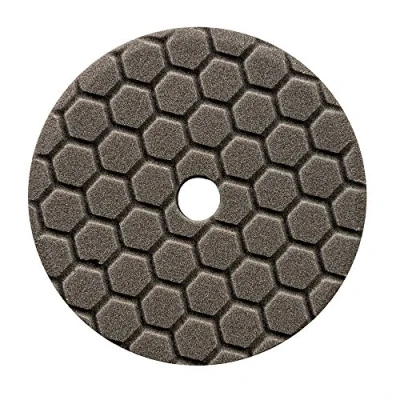 Image of Chemical Guys BUFX116HEX6 Hex Logic Quantum Finishing Pad (Black, 6.5 Inch)