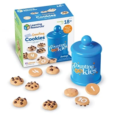 Image of Learning Resources Smart Snacks Counting Cookies,10 x 10 4.5 inches