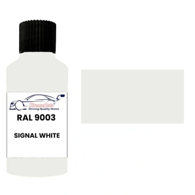 Image of Xtremeauto RAL 9003 Signal white GLOSS TOUCH UP PAINT BRUSH REPAIR SCRATCH UPVC PVC METAL WOOD