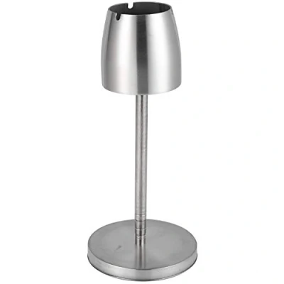 Image of Lubrol Stainless Steel Telescopic Ashtray Floor Standing Ash Tray Portable Metal Windproof Smoking Accessories