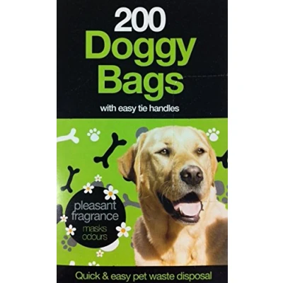 Image of pets at play DOGGY WASTE bags 200 pack poo nappy