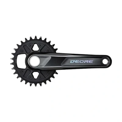 Image of Shimano Deore FC M6100 chainset, 12 speed, 52 mm chainline, 30T, 170