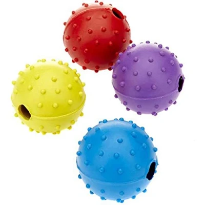 Image of Classic PETBLIS Rubber Pimple Ball/Bell 6cm 2 2/5 inches, 100 g