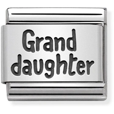 Image of Nomination Silver Granddaughter Charm