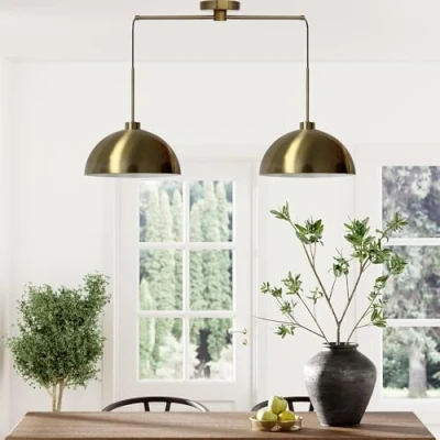 Image of bamyum Pendant Light Dining Table Ø30 cm Tumbled Decorative Living Room Lamp E27 Metal Kitchen Hanging Bedroom Lamps