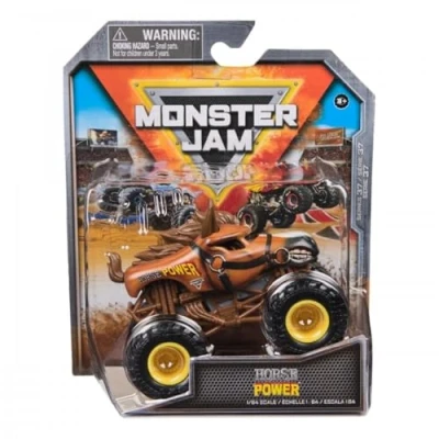 Image of Monster Jam 2024 Series 37 Diecast 1:64 Scale Truck Horse Power Crazy Creatures