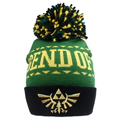 Image of Heroes Inc. Unisex Gorro con Logo Legend of Zelda Beret, Verde,