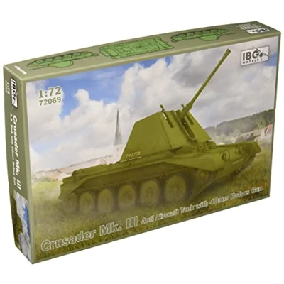 Image of IBG 1/72 Crusader Mk.III Anti Aircraft Tank with 40mm Bofors Gun # 72069