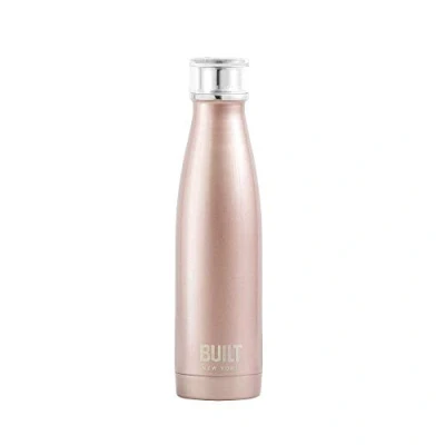 Image of Built Perfect Seal Double Walled Insulated Stainless Steel Water Bottle, 480 ml, Midnight Blue
