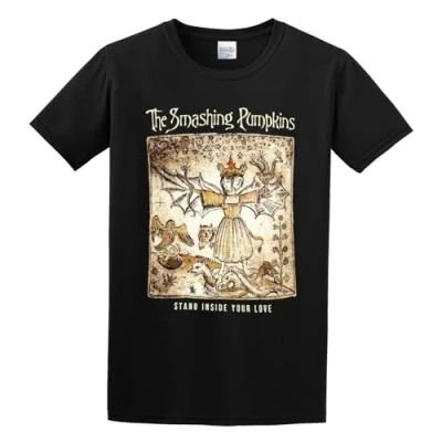 Image of Smashing Pumpkins Stand Inside Your Love Mens 100% Cotton Tshirt Size S Black