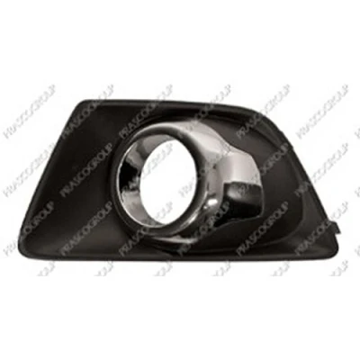 Image of 1817900, 1886256 Bumper Grill PRASCO FD7502134 with hole(s) for fog lights Chromed edge Left