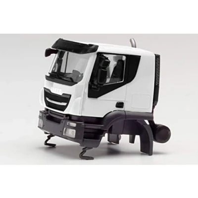 Image of herpa 085106 White (Pack of 2) Iveco Trakker Spare Parts Service Driver&#039;s cab, (2 Pieces)