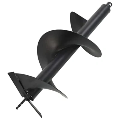 Image of vidaXL Heavy duty Auger Drill Steel 300 mm Perfect for Tree Planting, Road Construction, Fence Post Setting Durable Material Compatible with Regular Augers