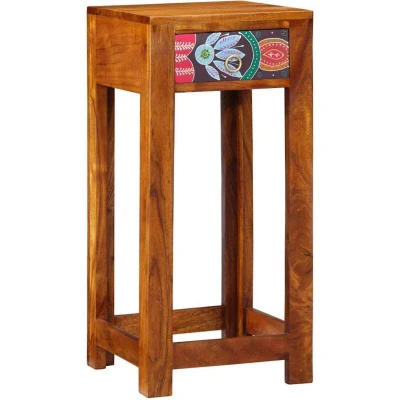 Image of vidaXL Telephone Stand 35x35x75 cm Solid Wood Acacia