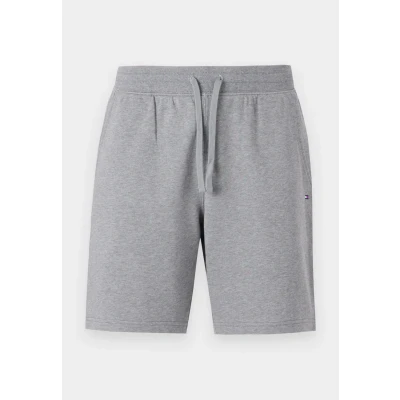 Image of Tommy Hilfiger Men’s Essential Terry Cotton Sweat Shorts, Grey (Medium Heather), S