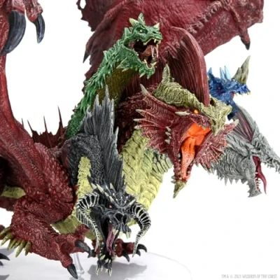 Image of WizKids Dungeons and Dragons Icons of the Realms Miniatures, Gargantuan Tiamat, DnD Miniatures