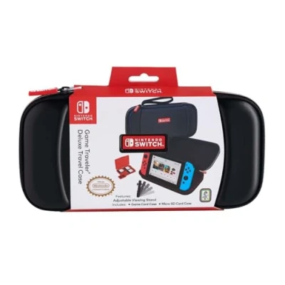 Image of Nintendo Switch Game Traveler Deluxe Travel Case Black
