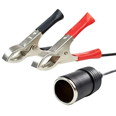 Image of TRIXES Car Battery Clipon Cigarette Lighter Socket Adaptor 12v