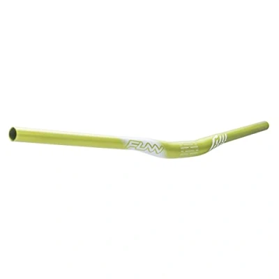 Image of Funn Full On Mountain Bike Handlebar with Bar Clamp 31.8mm and Width 785mm, Tough Lightweight Alloy Riser for MTB, BMX Road Bike, Rise 15mm MTB (Green)