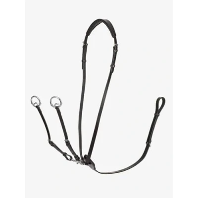 Image of LeMieux Kudos Running Martingale Brown/Silver Pony