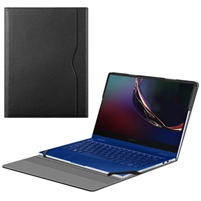 Image of Fintie Sleeve Case Cover for 13.3&quot; Samsung Galaxy Book3 360 NP730QFG/Galaxy Book2 Pro 13 NP930XED/Galaxy NP930QED/Galaxy NP730QED/Galaxy Chromebook XE930QCA, Black
