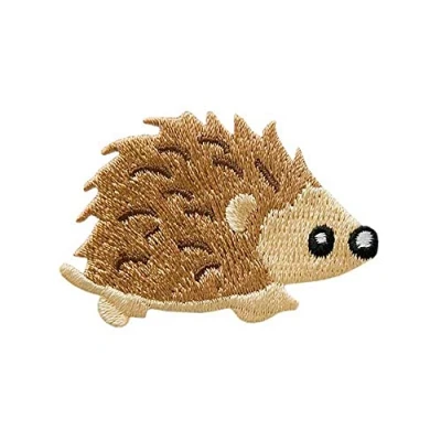 Image of Mono Quick Iron On Patch for Hedgehog 5.0 x 3.5 cm